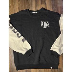 NWT 47 Brand Womens Small Texas ATM A&M Aggies Crewneck Sweatshirt MSRP $80